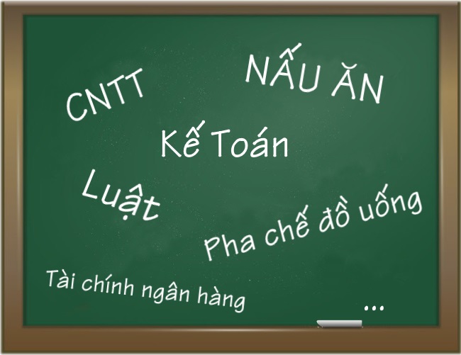 Đa dạng ngành nghề, lĩnh vực khi học đào tạo chương trình trung cấp