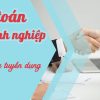 Khóa học kế toán công ty dịch vụ tuyển dụng nhân sự