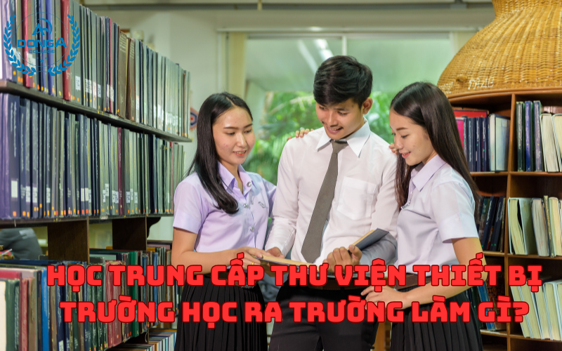 Học Trung Cấp Thư Viện Thiết Bị Trường Học ra trường làm gì?