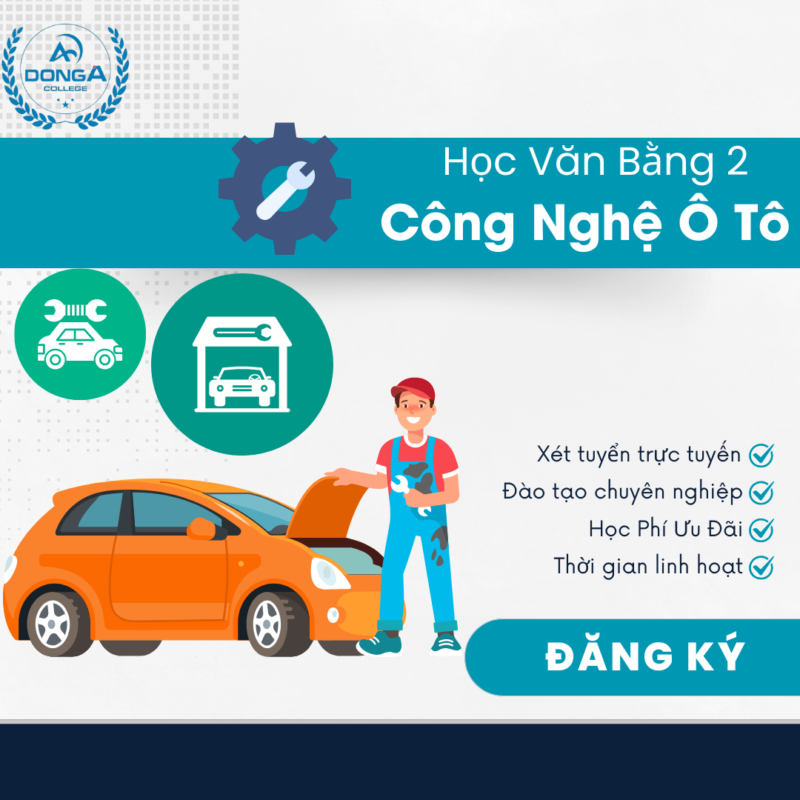 Học Công Nghệ Ô Tô Văn Bằng 2