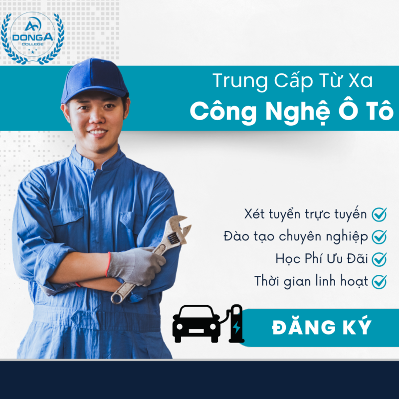 Khóa Học Trung Cấp Từ Xa Công Nghệ Ô Tô