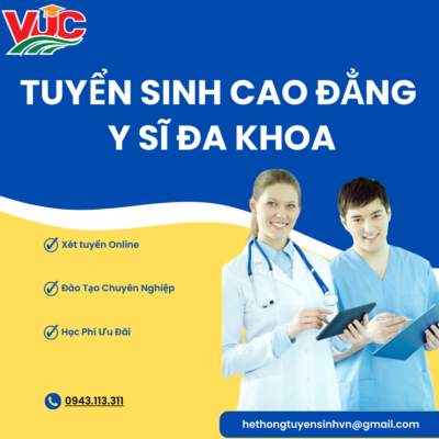 Tuyển Sinh Khóa Học Cao Đẳng Y Sĩ Đa Khoa - Xét Tuyển Online