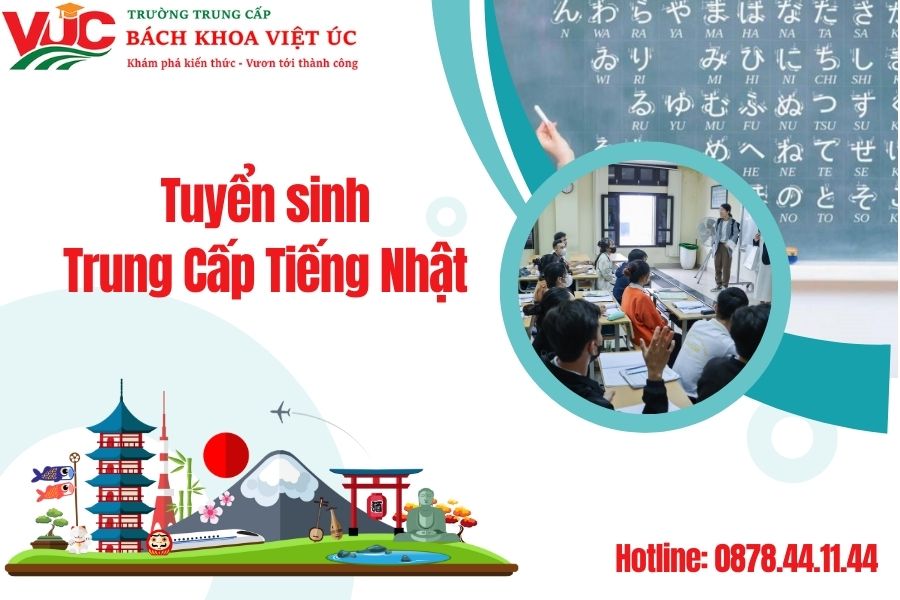 Tuyển sinh Trung Cấp Tiếng Nhật - Xét Tuyển Học Bạ Online