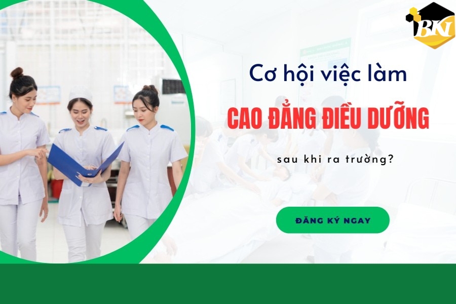 Cơ hội việc làm Cao đẳng Điều dưỡng sau khi ra trường