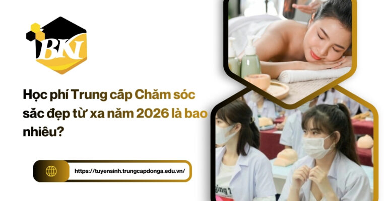 Học phí Trung cấp Chăm sóc sắc đẹp từ xa