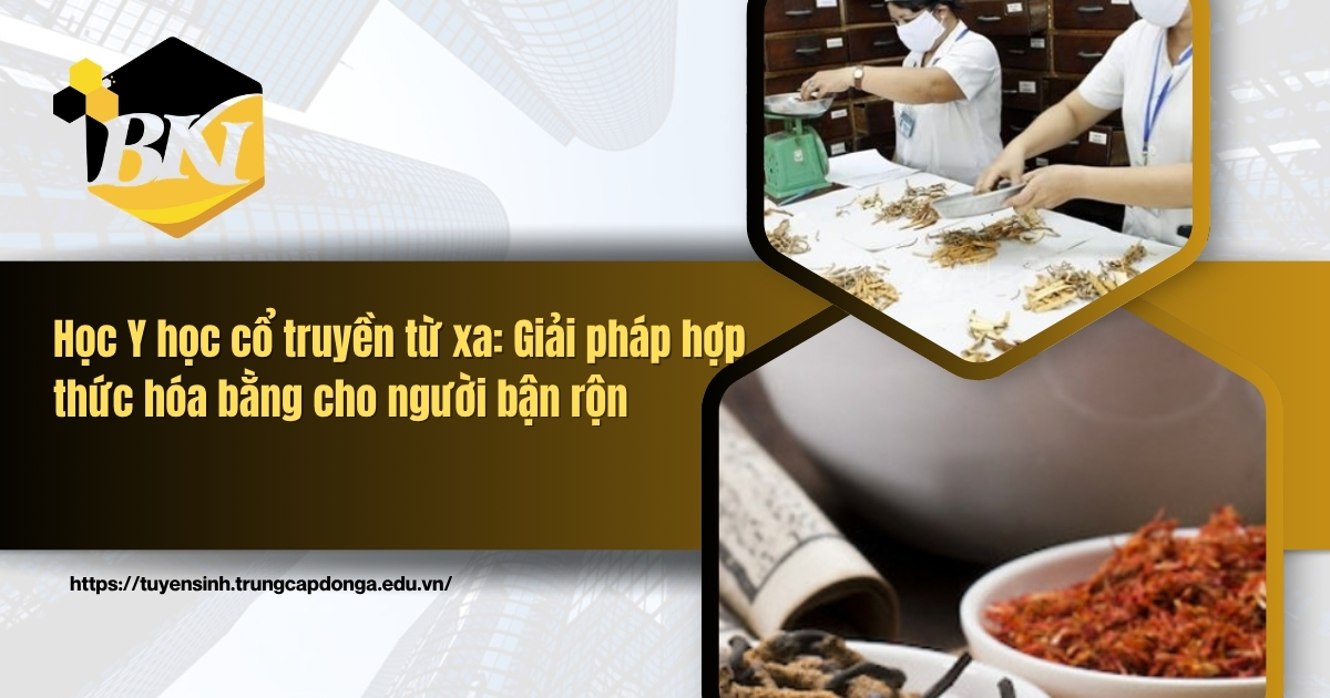 Học Y học cổ truyền từ xa