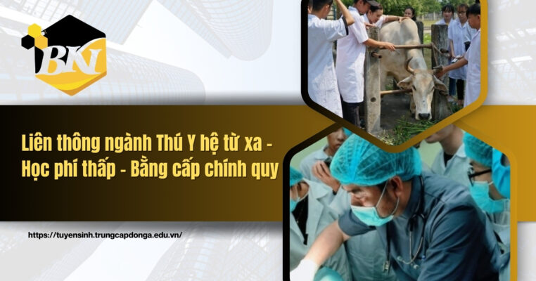 Liên thông ngành thú y hệ từ xa học phí thấp