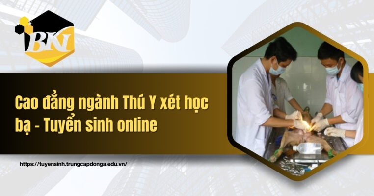Cao đẳng ngành Thú y xét học bạ- Nhận bằng chính quy 