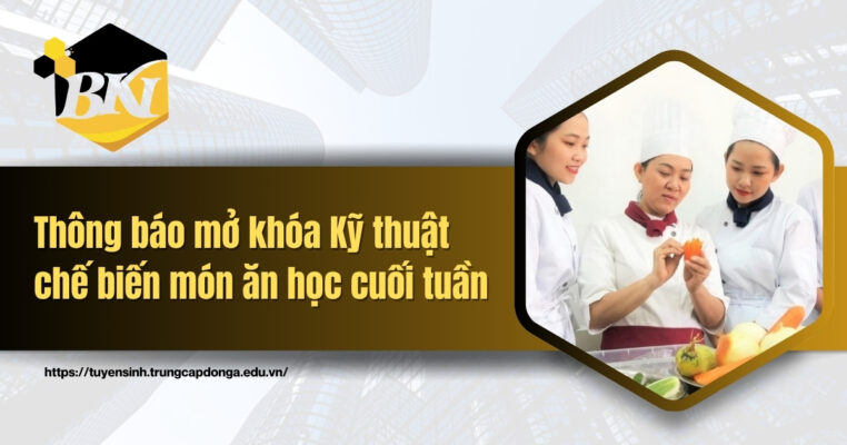 Đăng ký Trung cấp ngành Kế toán học cuối tuần đơn giản 