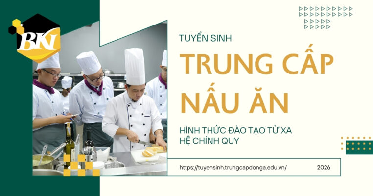 Tuyển sinh Trung cấp nấu ăn Online