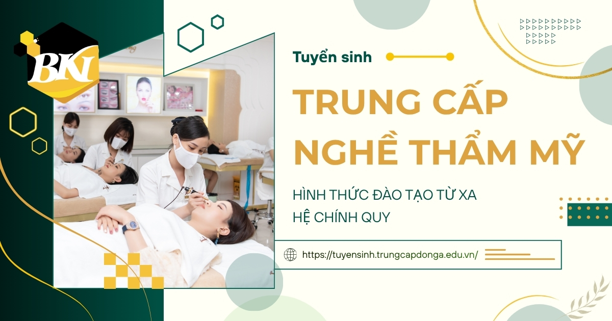 Tuyển sinh Trung cấp nghề Thẩm mỹ